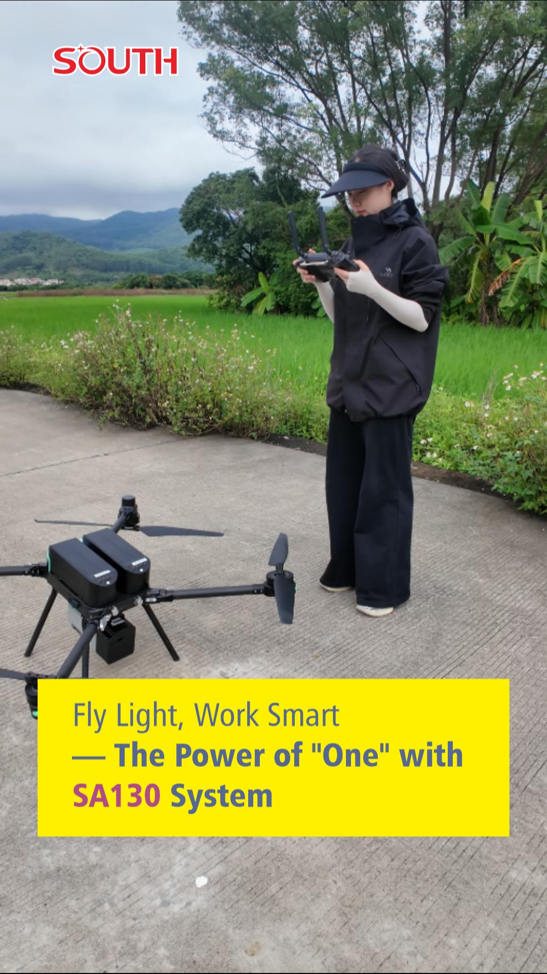 Fly Light, Work Smart — The Power of “One” with SA130 System 